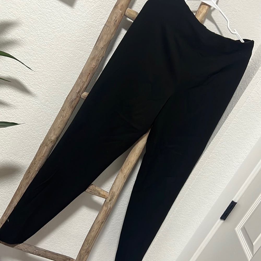 Black high rise trousers, size 10